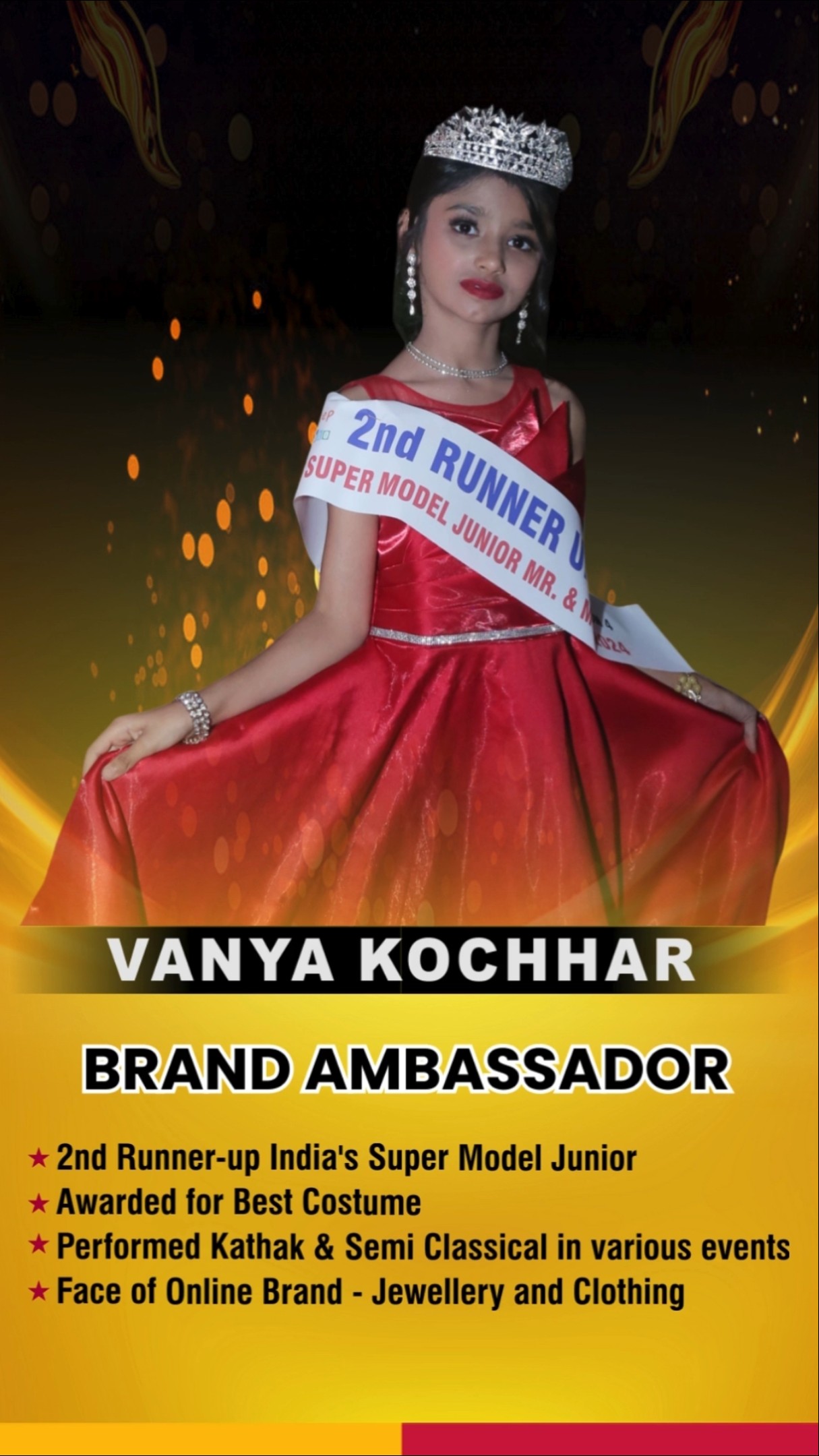 Brand Ambassador l Kids Fashion Show l India's Super Model Junior l Short Videos #shorts #reel #yt